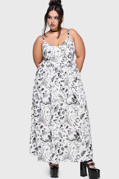 Junniper Maxi Dress [WHITE/BLACK]