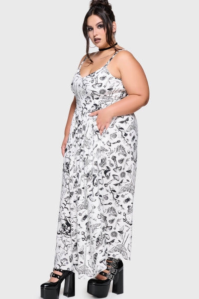 Junniper Maxi Dress [WHITE/BLACK]