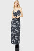 Cottage Chorus Maxi Dress [BLACK AND WHITE]