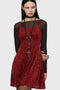 Crimson Bloodlust Mini Dress
