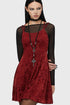 Crimson Bloodlust Mini Dress