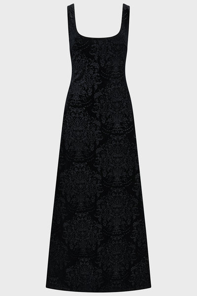 Crimson Fiend Maxi Dress