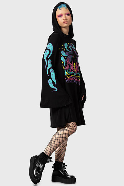 Dark Lady Hooded Dress