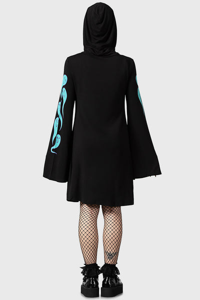 Dark Lady Hooded Dress