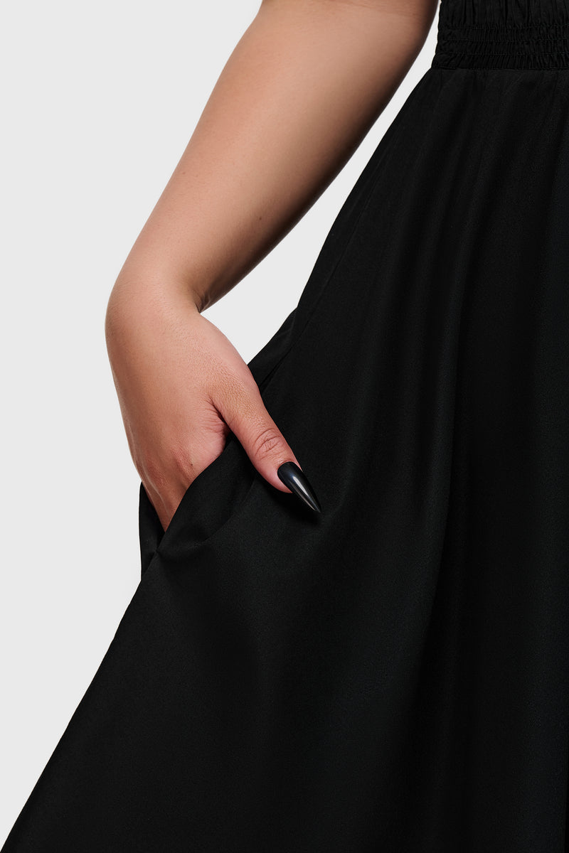 Dark Wings Midi Dress