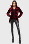 Deadliest Nightvelvet Puffer Coat [RED]
