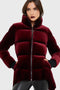 Deadliest Nightvelvet Puffer Coat [RED]