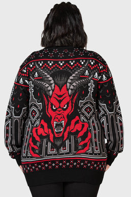 Devil On My Back Sweater [PLUS]