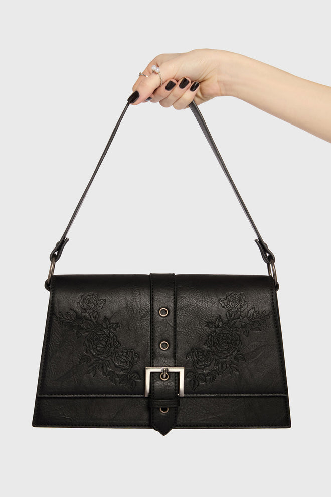 Devil's Darling Debossed Handbag