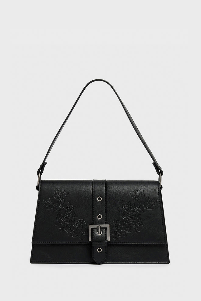 Devil's Darling Debossed Handbag