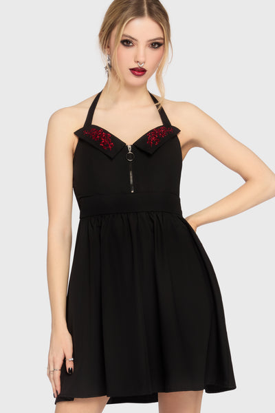 killstar halter dress Killstar Adalyn Halter Dress, ADALYN.,