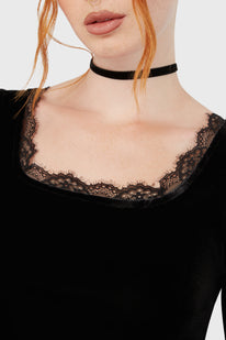 Dottie Dottie Velvet Top