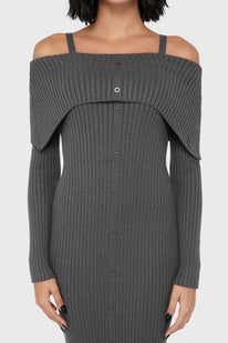 Dusk Empress  Dress [Grey]