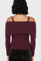 Dusk Empress Knit Top [Purple]