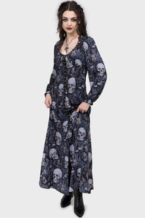 Death's Head Maxi Dress
