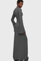 Drenched Grief Maxi Dress [Grey]