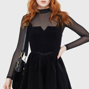 Elderroot Mini Dress [BLACK]
