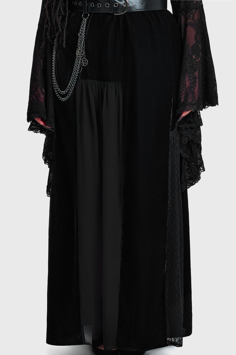 Estria Hex Maxi Skirt