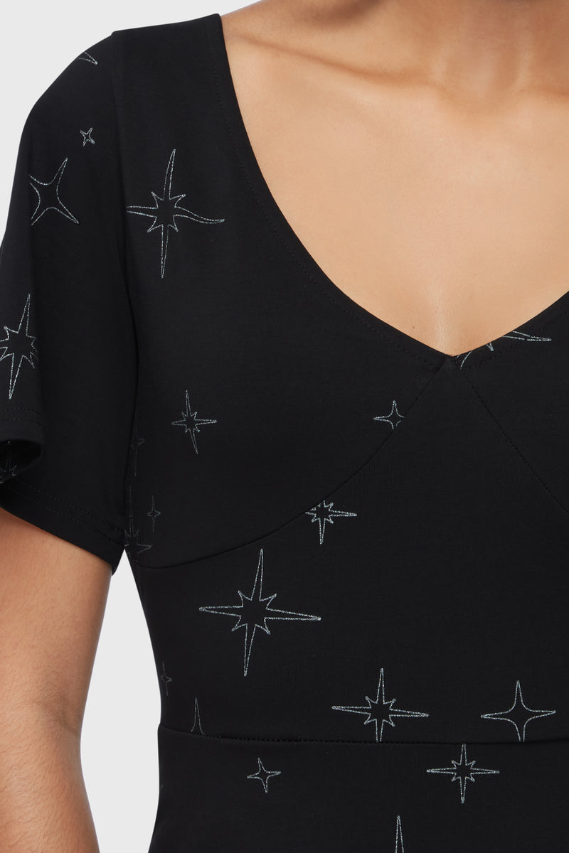 Ethereal Night Midi Dress