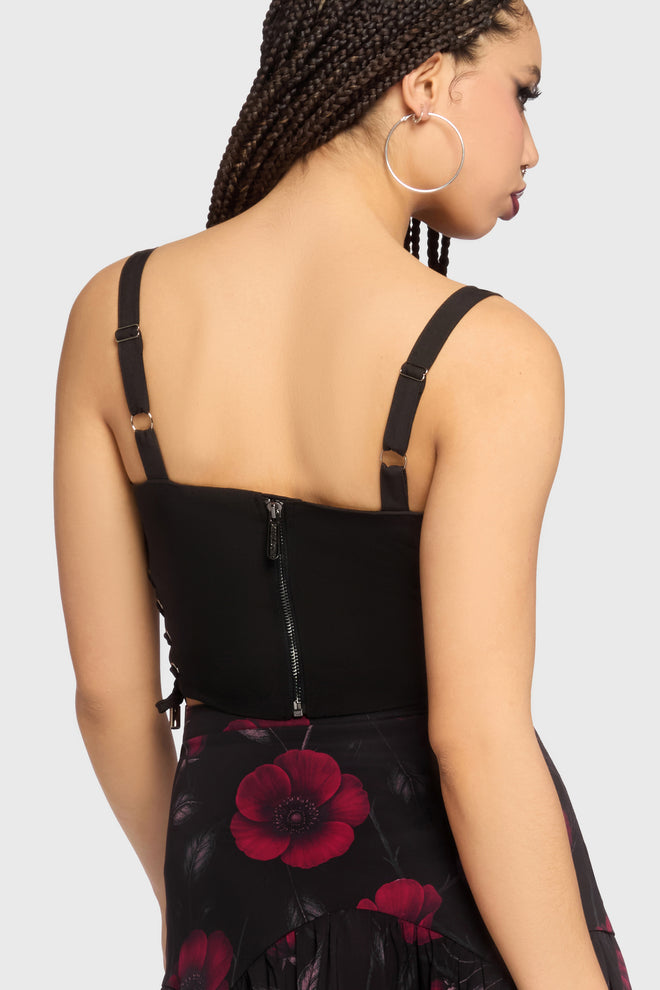 Fawnelle Lace Up Corset Top