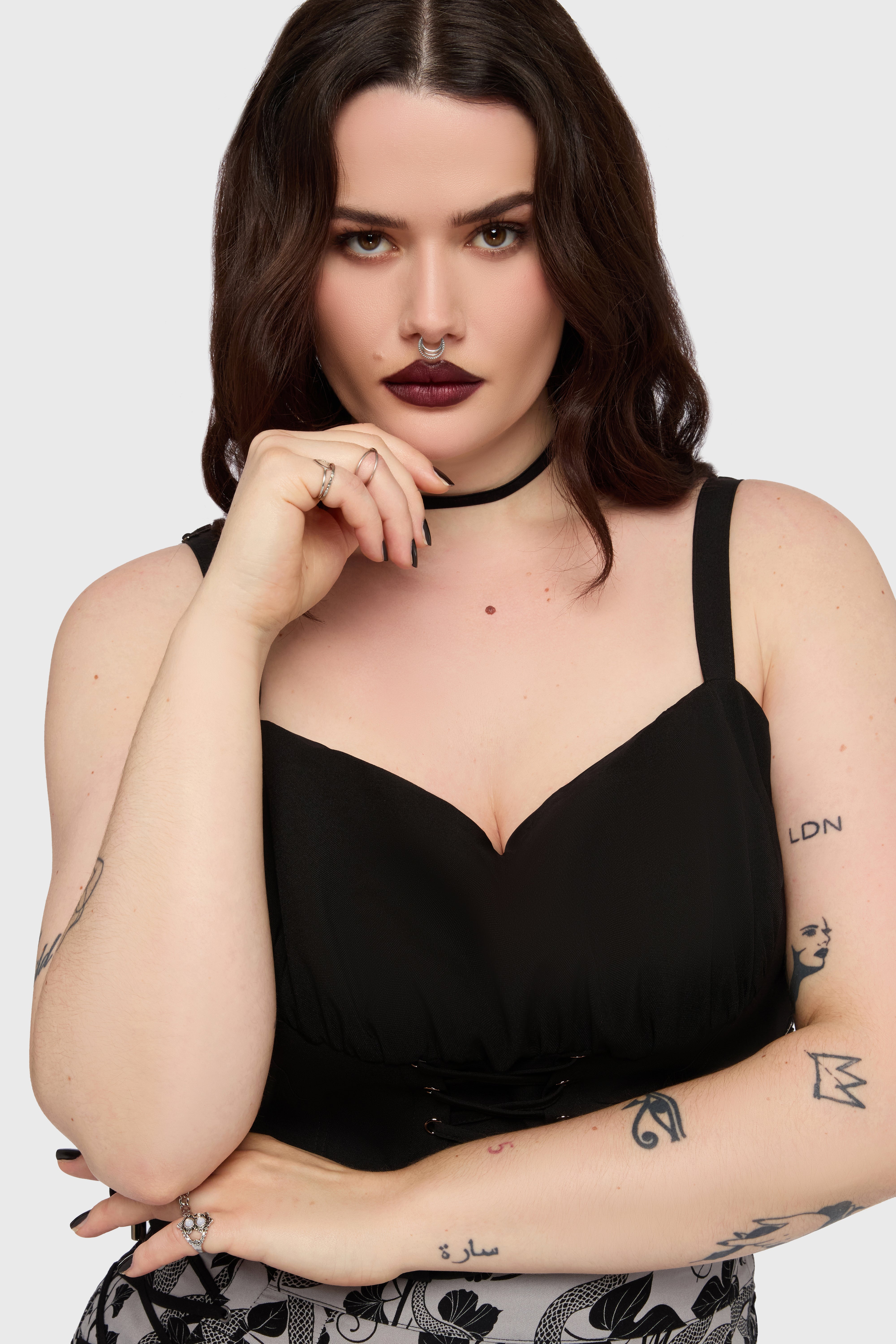 Fawnelle Lace Up Corset Top ‐ KILLSTAR