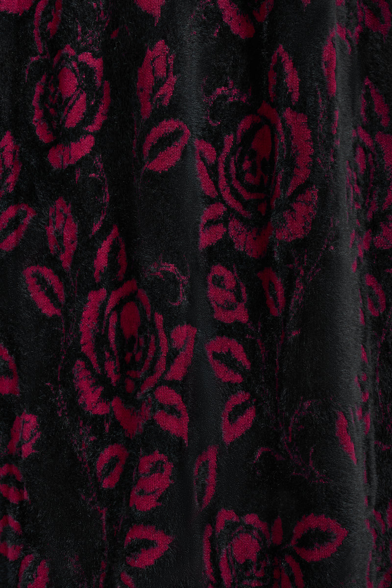 Funeral Rose Knitted Cardigan