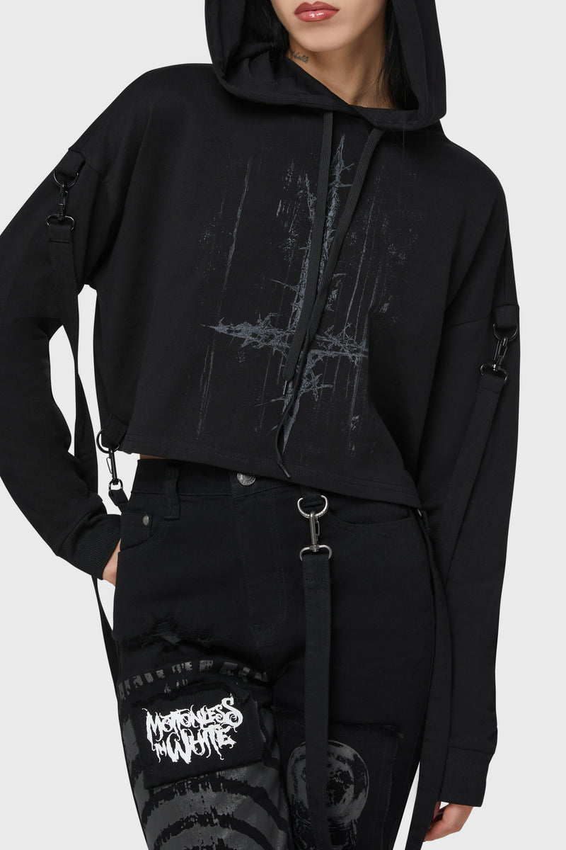 Final Dictvm Crop Hoodie