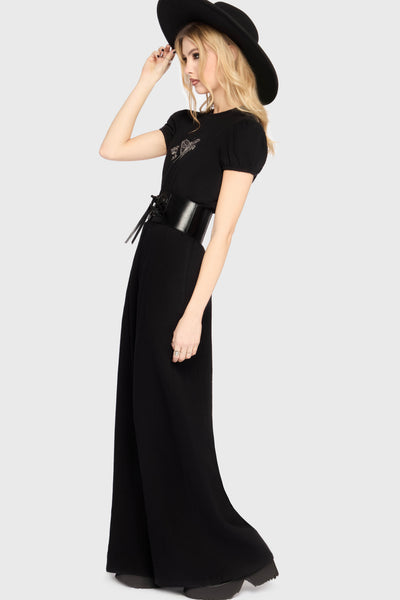 Gaia Adorned Embroidered Jumpsuit