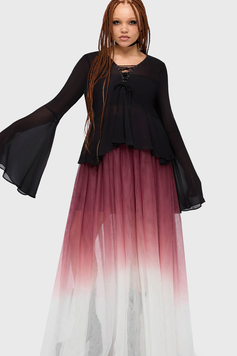Gaia Adorned Long Sleeve Top