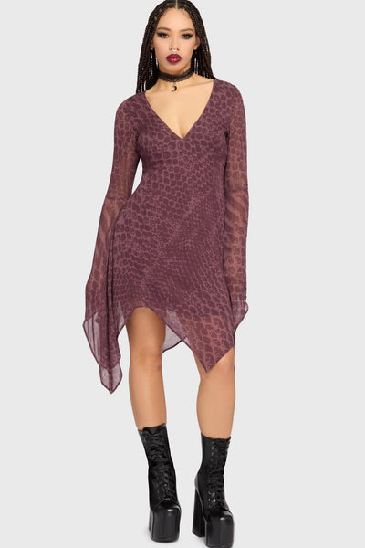 Gaia Adorned Mini Dress