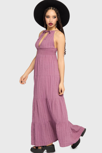 Gaia Adorned Textured Dress