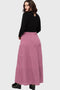 Gaia Adorned Textured Maxi Skirt
