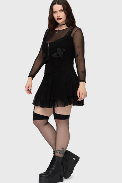 Gaia Adorned Underbust Corset