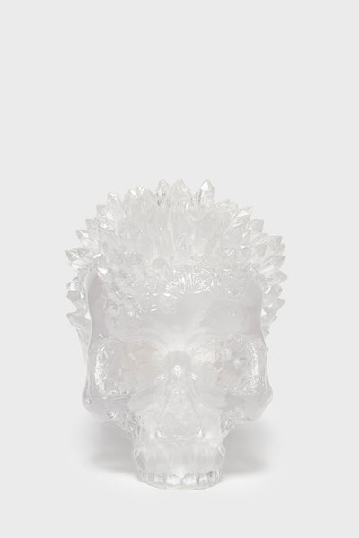 Geode Crystal Skull Ornament