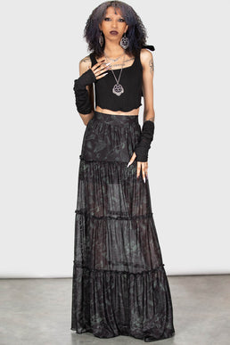 Ghosted Woods Maxi Skirt