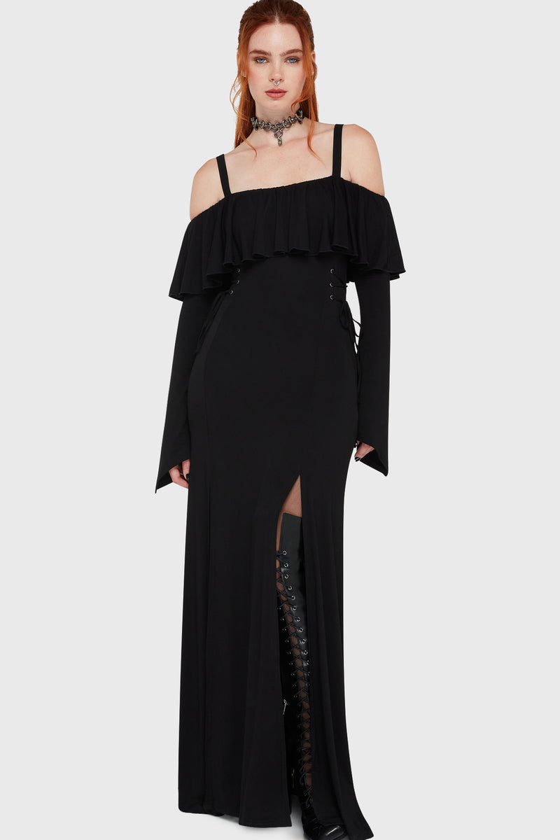 Ghostly Garden Maxi Dress