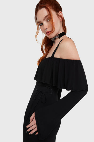 Ghostly Garden Maxi Dress