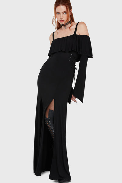 Ghostly Garden Maxi Dress