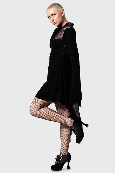 slim fit dress slacks Grimina Velvet Sorcery Dress