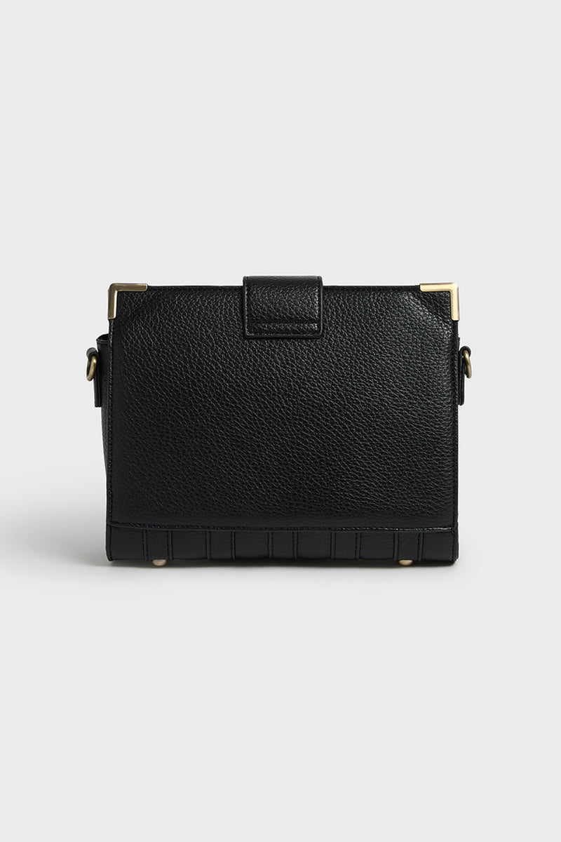 Gold Moon Charm Crossbody Bag