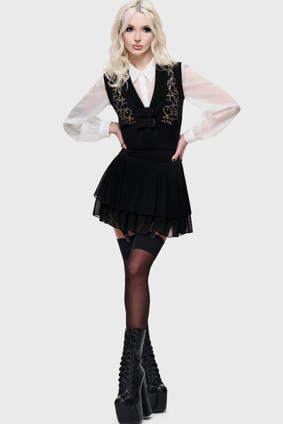 Golden Spire Knitted Top