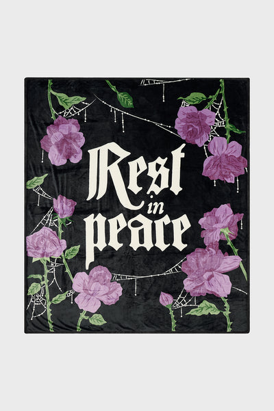 Grave Bloom Fleece Blanket