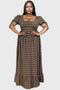 Grim Gretchen Dress [BROWN TARTAN]