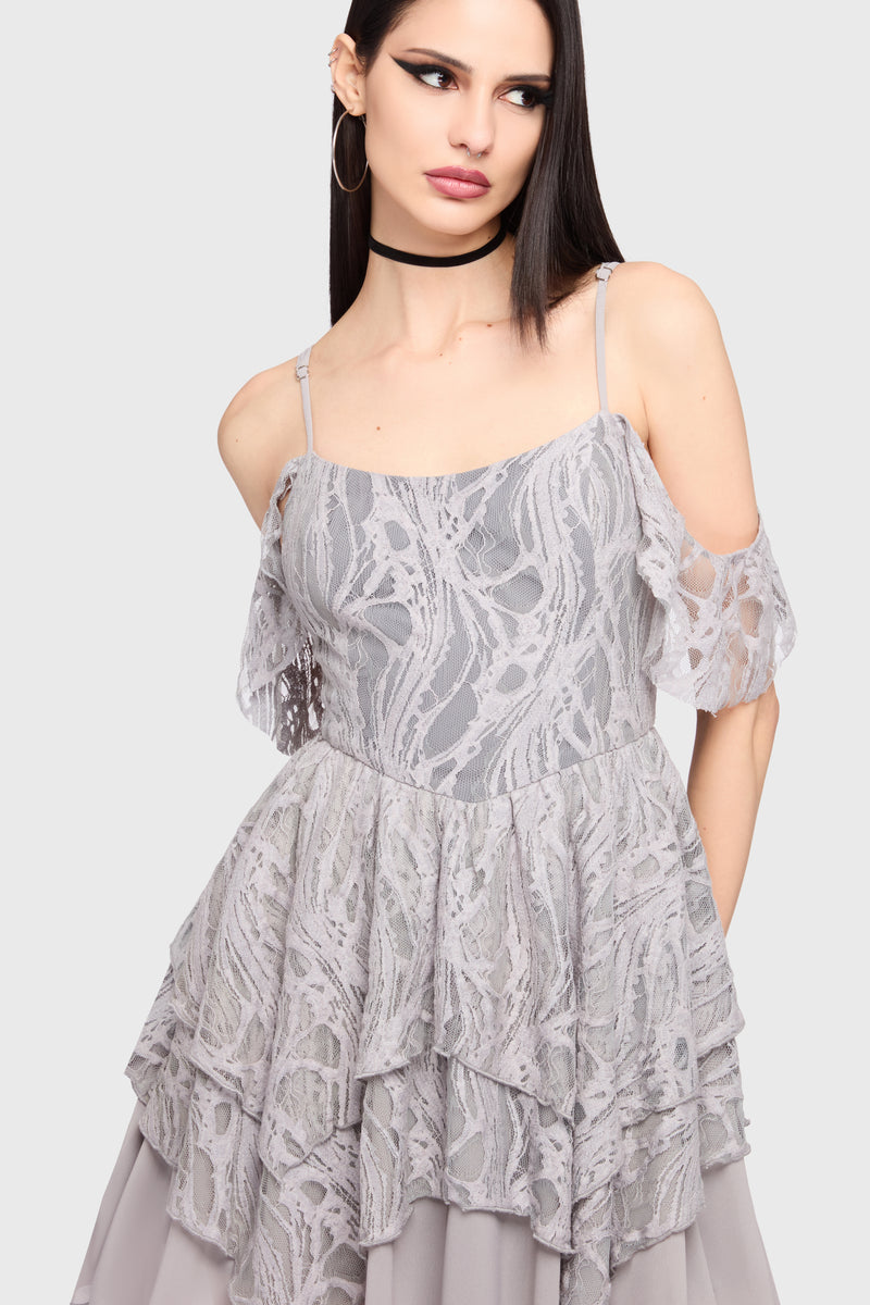 Haunted Union Dress [GREY]