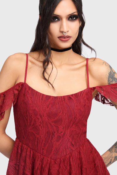 killstar red dress Killstar red velvet lace up front dress (XS, $18) , Available in store or DM us to purchase from home! We ship daily, or you can pick up during our daily open hours! #chapelhill #nc #smallbusiness