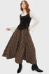 Haven Hollow Skirt [BROWN TARTAN]
