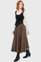 Haven Hollow Skirt [BROWN TARTAN]