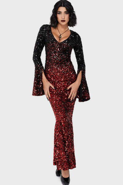 Hexemore Sequin Maxi Dress | Killstar Hexemore Sequin Maxi Dress | Killstar