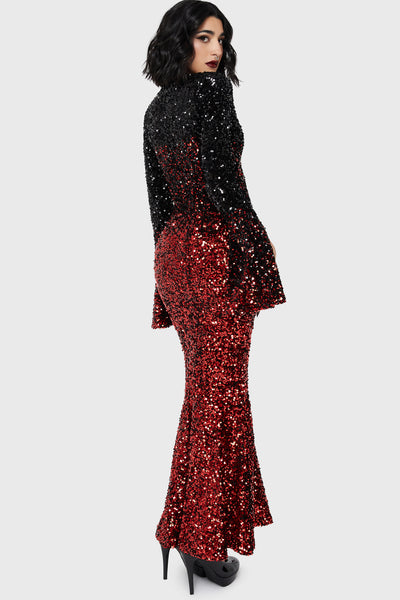 Hexemore Sequin Maxi Dress