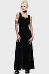 Hexina Velvet Maxi Dress